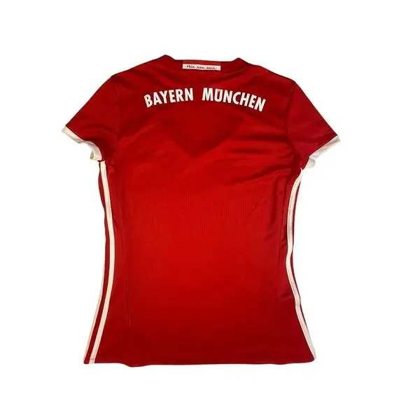 Adidas FC Bayern Munich Women’s Soccer Jersey Red Climalite Size M - Picture 2 of 10